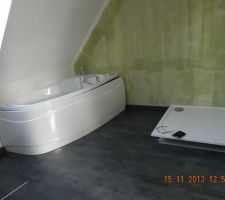 Salle de bains (travaux en cours)