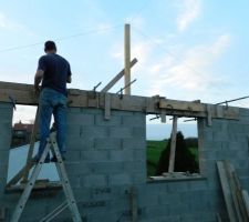 Préparation des linteaux SDB et chambre