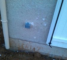 Prise extérieure, très pratique