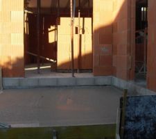 Début de la terrasse couverte