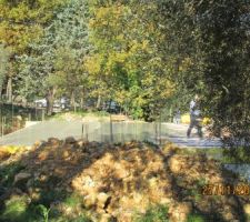 Coulage par une belle journée d'automne