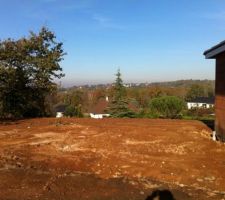 Vue depuis la future terrasse