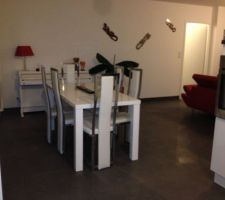 Séjour-cuisine (j'ai tout laissé ouvert par préférence pour créer un grand espace dinatoire mais possibilité de fermer avec un bar ou mettre un ilot au milieu suivant gout)
