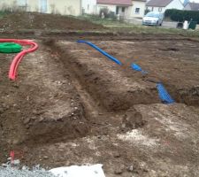 La VRD passera sous le terrassement.