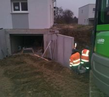 Descente de garage..