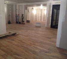 Carrelage piece de vie  une beaut&Atilde;?&Acirc;&copy;e