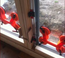 Jonction des 2 baies fixes