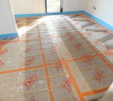 Chauffage au sol dans chambre amie