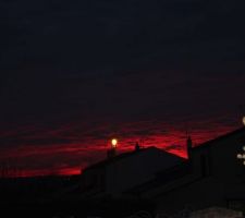 Levé de soleil electrique
