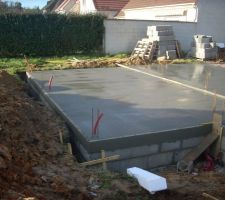 Vue sur la future terasse