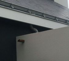 Coude toit plat descente EP au lieu de mettre un morceau droit
