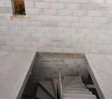 Escalier beton