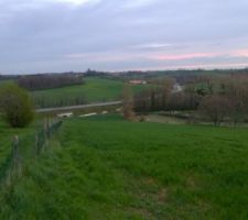 Voil&agrave; notre beau et grand terrain voila le boulot pour entretenir mais bon je suis motiv&eacute;.....