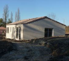 Vu du nouvel accès de la maison