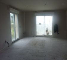 Le salon / s&eacute;jour / cuisine