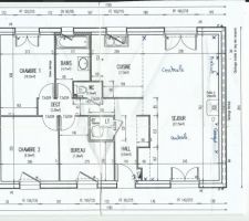 Le plan de la maison