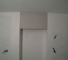 Au dessus du futur frigo
