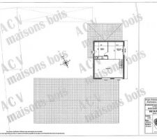 Quelques modifications sur les plans
ACV - Luc Aucoin
Plan Rez de chaussée   plan existant
Plan Mezzanine/etage