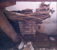 Déblayage en haut