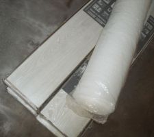 Achat du jour parquet pour les 3 chambres dressing et dégagements