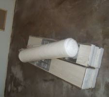 Achat du jour parquet pour les 3 chambres dressing et dégagements