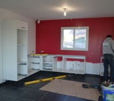 Positionnement des caissons