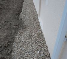 Galets 20x40 autour de la maison