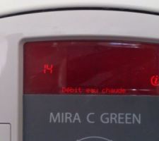 Débit d'eau chaude sanitaire en instantané