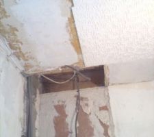 Ancienne trou de la chemin&eacute;e &agrave; l'entr&eacute;e