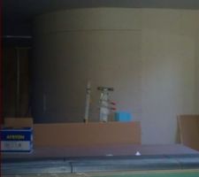 Réalisation plafond, isolation et cloisons