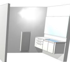 Perspective de la douche RDC