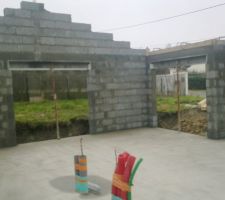 Photos du travail des ma&ccedil;ons.