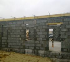 Photos du travail des ma&ccedil;ons.