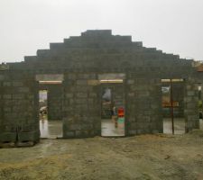 Photos du travail des ma&ccedil;ons.