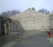 Photos du travail des ma&ccedil;ons.