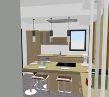 La cuisine avec sweet home