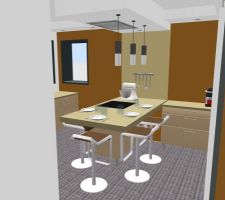 La cuisine avec sweet home
