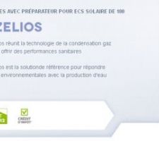 Mode de chauffage choisi : CHAUDIERE GAZ MODELE PHAROS ZELIOS CAPTEUR SOLAIRE   Radiateurs Basse température