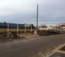 Installation des palissades pour fermer le programme