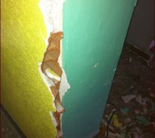 Casse brique sur mur porteur