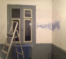 Travaux de peinture de la dernière pièce à l\\\'étage