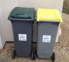 Poubelles livrées!