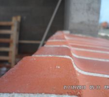 Briquettes pas droites