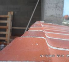 Briquettes pas droites