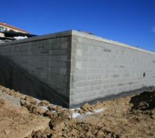 Le drain est en place