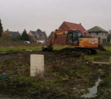 D&eacute;but de chantier