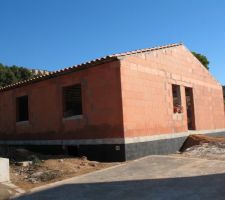 Tuiles posées