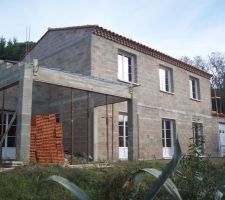 Pose de la charpente métallique