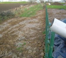 Talus adouci c&ocirc;t&eacute; pi&eacute;tonnier