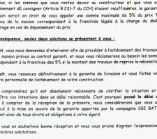 Courrier du garant